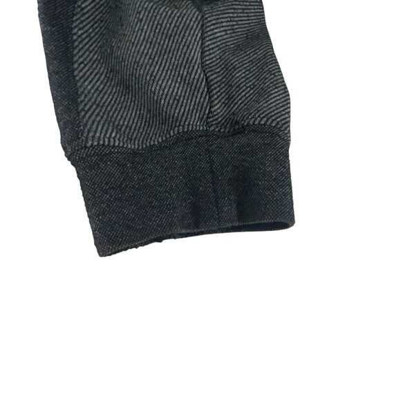 Straight Down 1925 Mens Half-Zip Pullover Sweatshirt Large Black Gray Streetwear - Picture 6 of 8